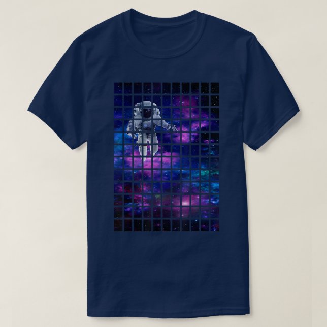 Camiseta Galaxy Space Astronaut Design T-Shirt (Frente do Design)