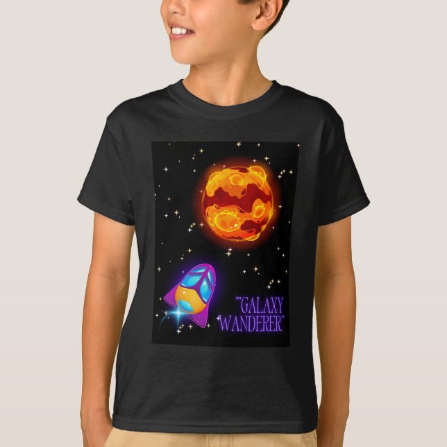 Camiseta Galaxy Wanderer - Tumbler isolado (Frente)