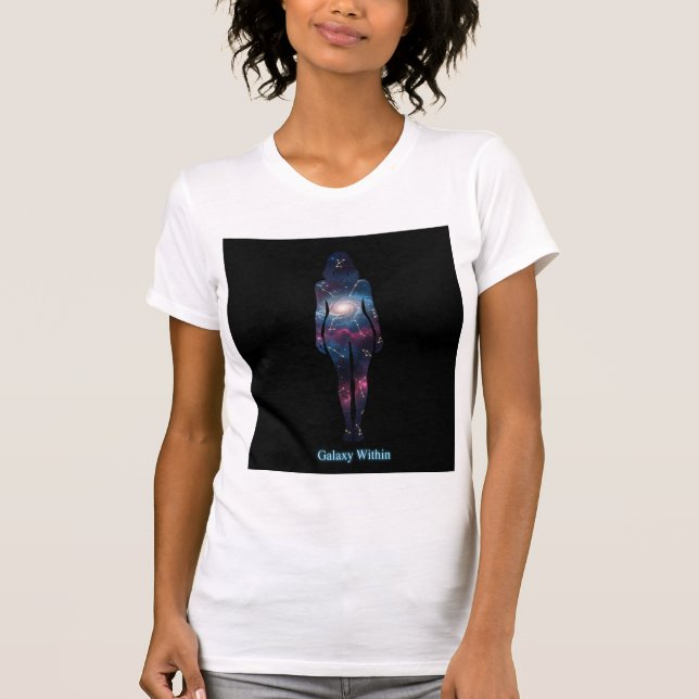 Camiseta Galaxy Within Goddess (Frente)