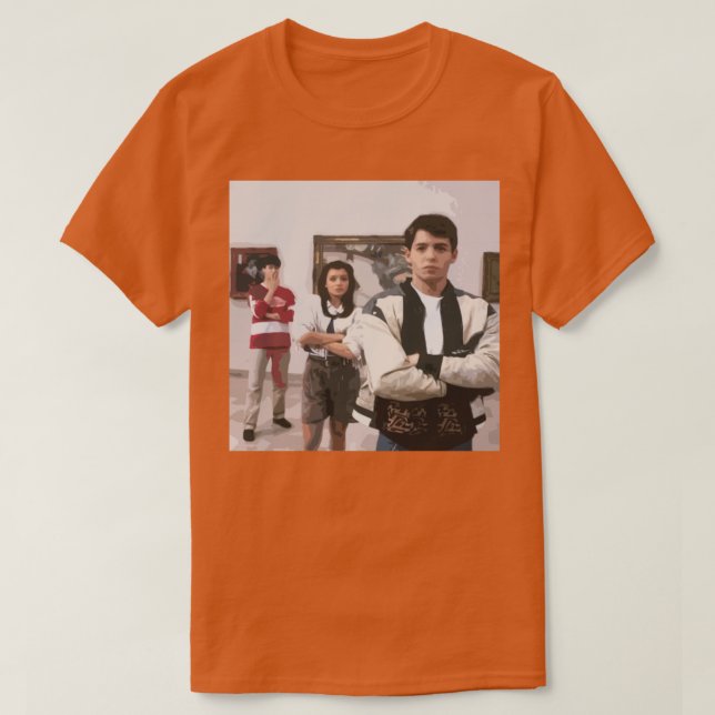 Camiseta Galeria Ferris Bueller Day Off Art (Frente do Design)