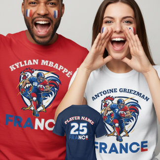 Camiseta Galeria Nacional de Futebol Americano da França Di