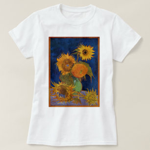 Camiseta Galeria Vincent van Gogh Seis GirassóisHD Arte fi
