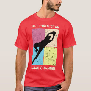 Camiseta Galgia do modificador de jogos do protetor de rede