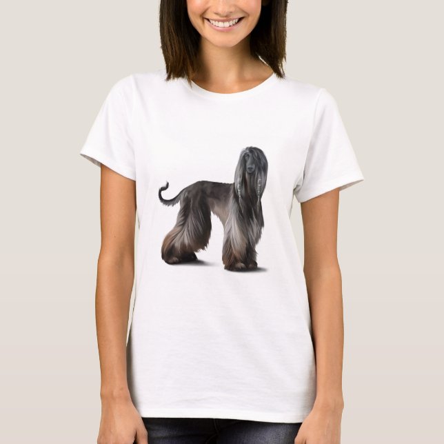 Camiseta Galgo afegão (Frente)