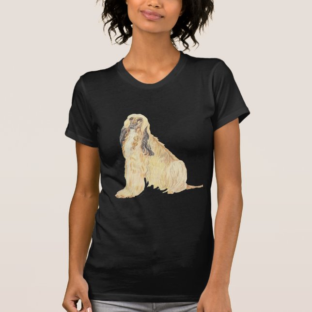 Camiseta Galgo afegão (Frente)