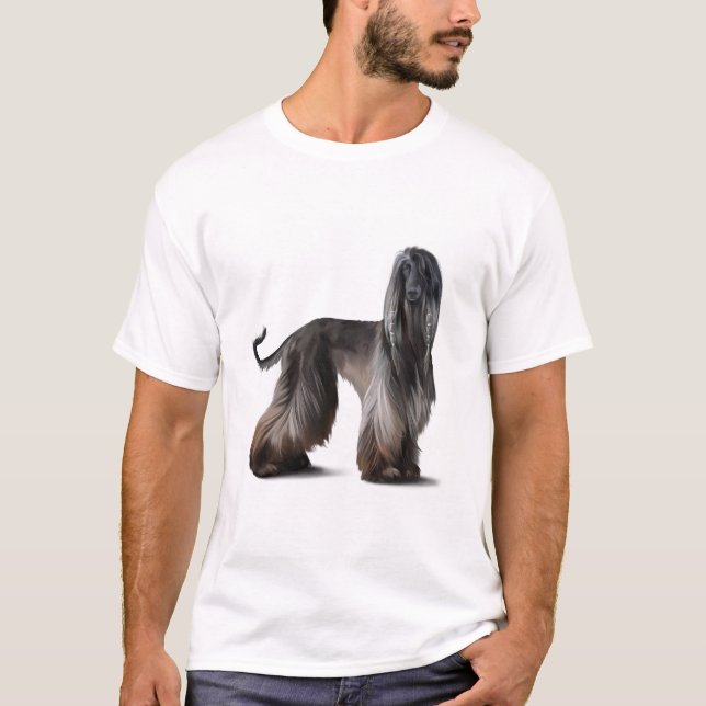 Camiseta Galgo afegão (Frente)