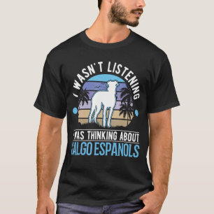 Camiseta Galgo Espanol Espanol Greyhound Galgo