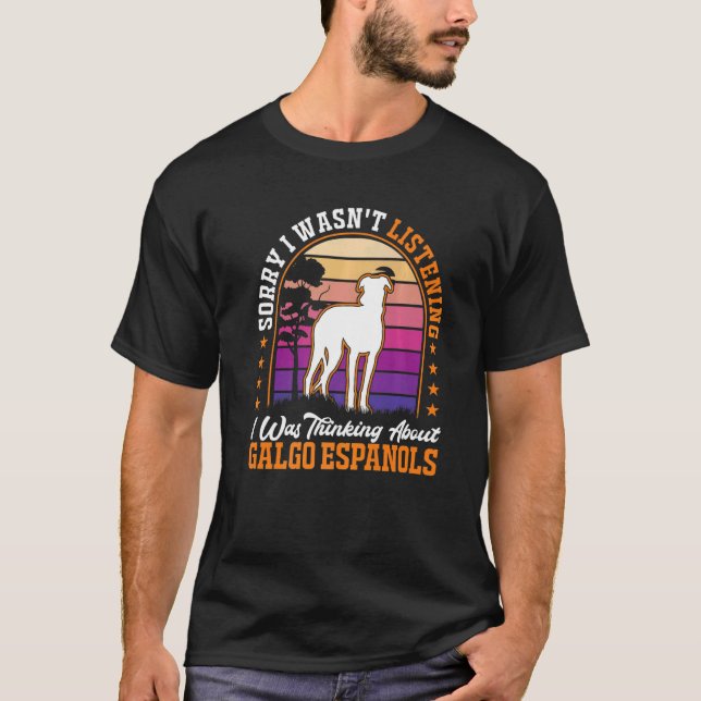Camiseta Galgo Espanol Spanish Greyhound Galgo Premium (Frente)