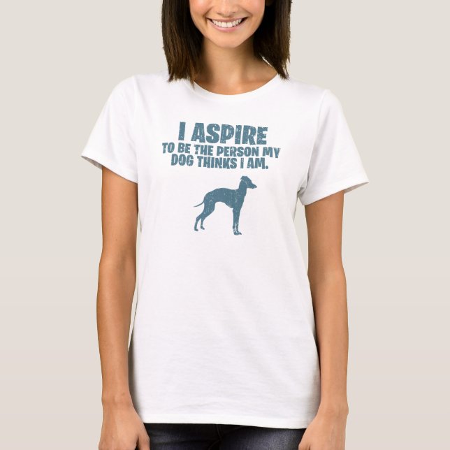 Camiseta Galgo italiano (Frente)