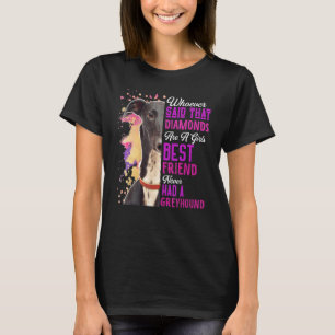 Camiseta Galgos São Melhores Amigos De Uma Garota Mamãe Mãe