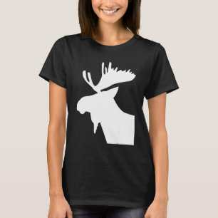 Camiseta Galhada de Alce Suécia Noruega Finlândia Escandiná