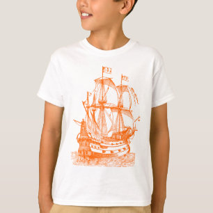 Camiseta Galhão - Laranja