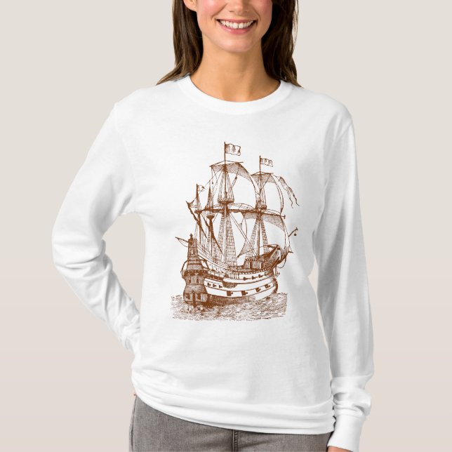 Camiseta Galhão - Noz (Frente)