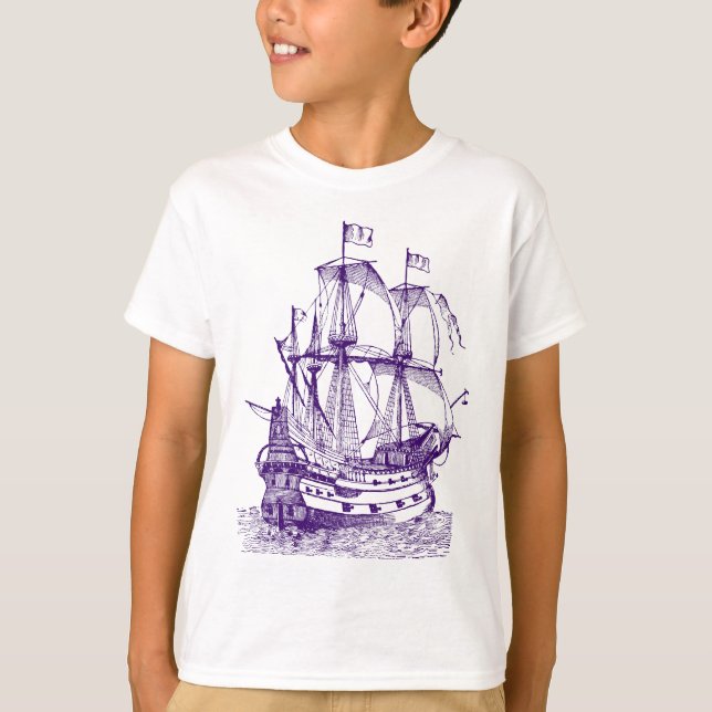 Camiseta Galhão - Roxo Profundo (Frente)