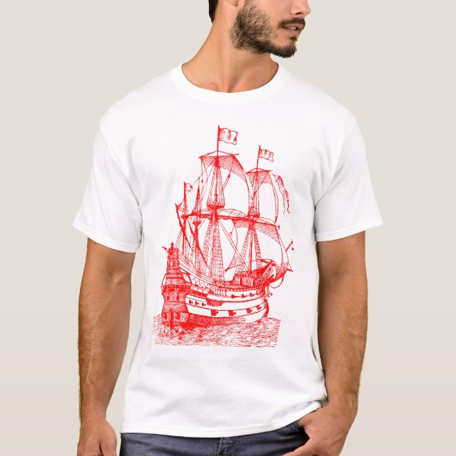 Camiseta Galhão - Vermelho (Frente)