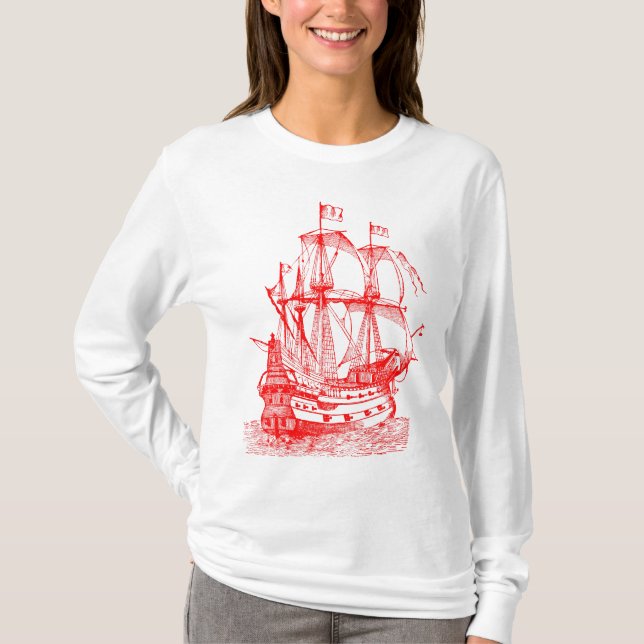 Camiseta Galhão - Vermelho (Frente)