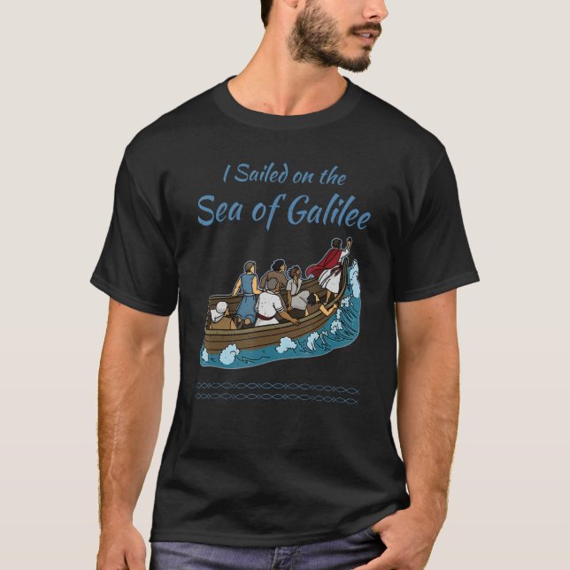Camiseta Galilee seas storms religious Christians Christian (Frente)