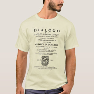 Camiseta Galileo Galilei Diálogo