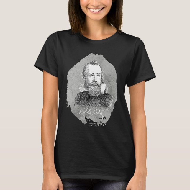 Camiseta Galileo Galilei Italian Scientist (Frente)