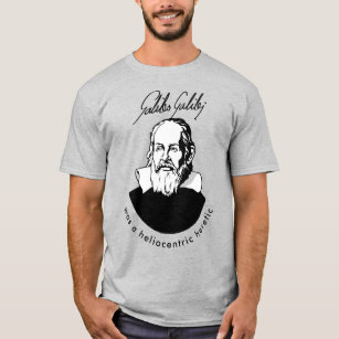 Camiseta Galileu era um Heretico Heliocêntrico
