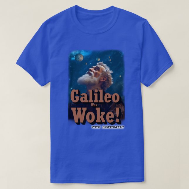 Camiseta Galileu foi acordado (Frente do Design)