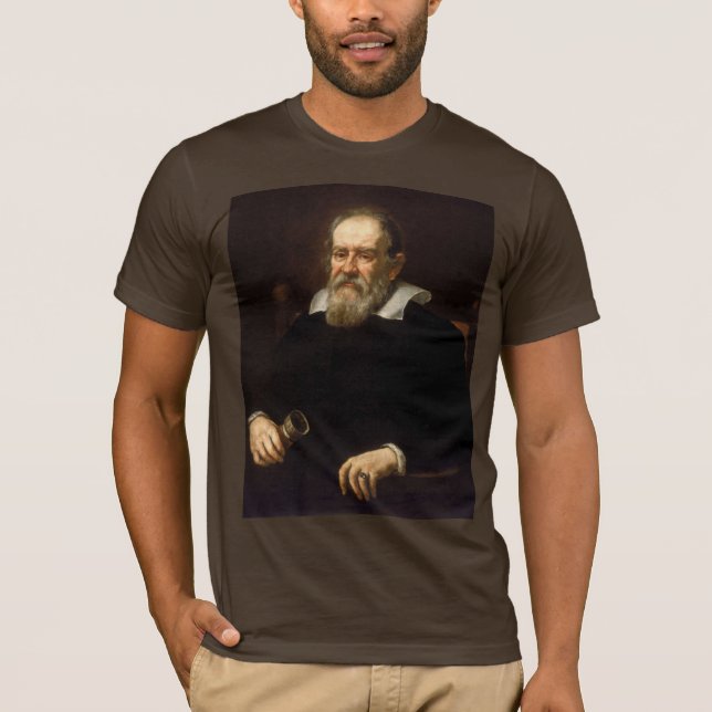 Camiseta Galileu Galilei: Pai da Ciência e da Astronomia (Frente)
