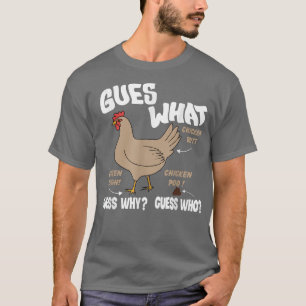 Camiseta Galinha Adivinha O Que Galinha Adivinha Por Que Ga