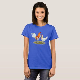 Camiseta Galinha anã de jogo inglesa velha:  Pyle vermelho