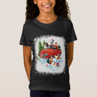 Galinha Andando Caminhão Vermelho Engraçado Feliz 