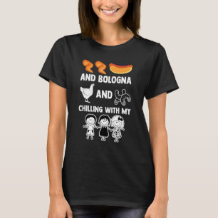 Camiseta Galinha Asando Cachorro Quente Bolonha Refrigerand