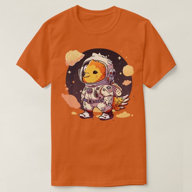 Camiseta Galinha Astronauta (Frente do Design)