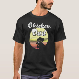 Camiseta Galinha Atrevida Retro Pôr do Sol Galinha Pai Gali