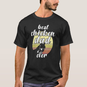 Camiseta Galinha Atrevida Retro Pôr do Sol Melhor Pai de Ga