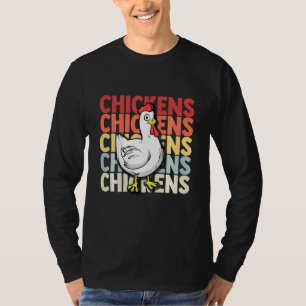 Camiseta Galinha Bando Ovo Caçador Quente Quintal