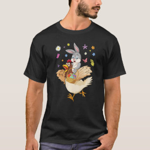 Camiseta Galinha Caçadora De Ovos Caçadores De Coelhinhos