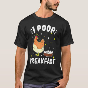 Camiseta Galinha Café Da Manhã Em Vez De Ovos De Jato, Aves