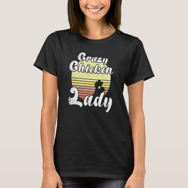 Camiseta Galinha Cheirosa Retro Sunset Louca Lady Roo (Frente)