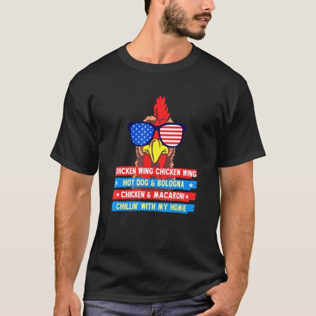 Camiseta Galinha Cozida Que Anca Galinha Que Anda Quente Cã (Frente)
