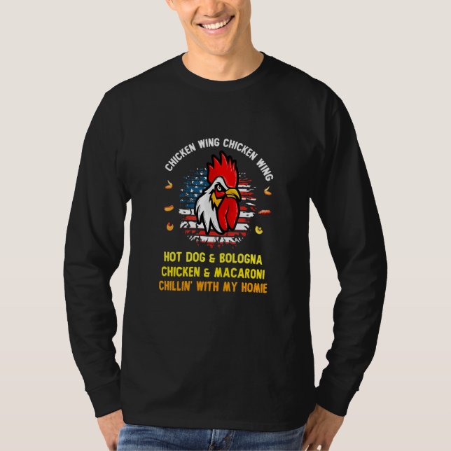 Camiseta Galinha Cozida Que Anca Galinha Que Anda Quente Cã (Frente)