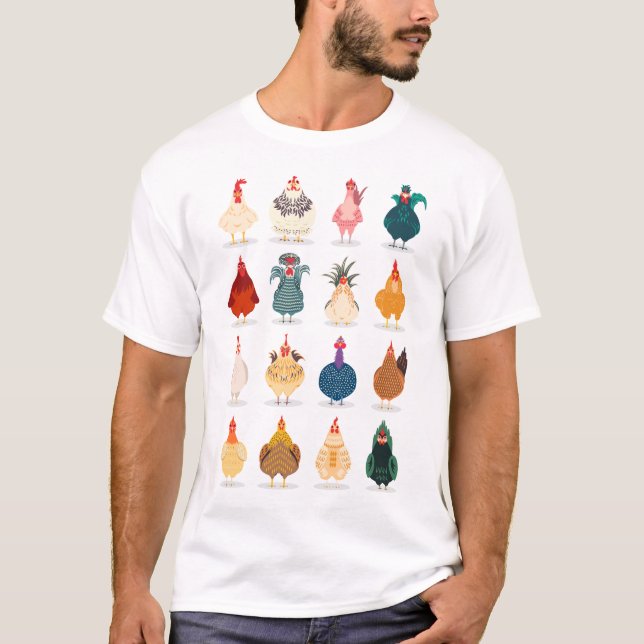 Camiseta Galinha Cute (Frente)