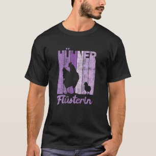 Camiseta Galinha de Agricultor Galinhas Retro Feminina