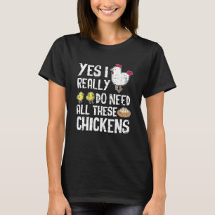 Camiseta Galinha de Amante de os animais de Fazenda de galo