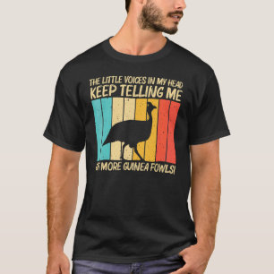 Camiseta Galinha de Angola Para Homens Mulheres Galinha de