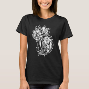 Camiseta Galinha De Animais Farmantes Que Ama Galo