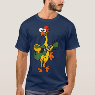 Camiseta Galinha-De-Borracha Engraçado Smileteesfunnya Joga