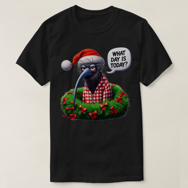 Camiseta Galinha de Caixa 1 do Natal (Frente do Design)