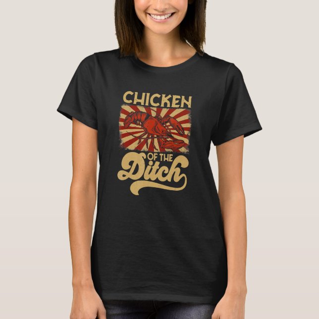 Camiseta Galinha De Comida Cajun De Lagosta_2 (Frente)