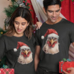 Camiseta Galinha de Natal<br><div class="desc">Este design pode ser personalizado na área fornecida pela alteração da foto e/ou do texto. Ou pode ser personalizado clicando em Personalizar este Modelo e, em seguida, escolhendo o clique para personalizar mais a opção e excluir ou alterar a cor do plano de fundo, adicionar texto, alterar a cor ou...</div>