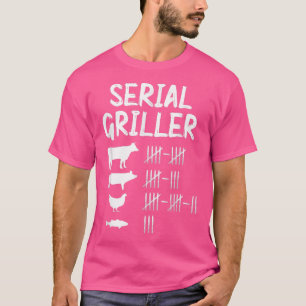 Camiseta Galinha De Porco De Vaca Serial Griller E Picante