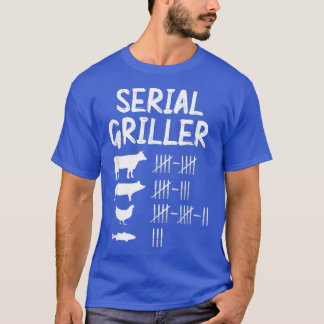 Camiseta Galinha De Porco De Vaca Serial Griller E Picante